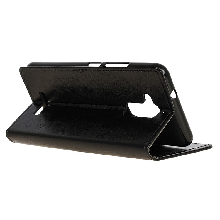 Crazy Horse Leather Wallet Case for Asus Zenfone 3 Max ZC520TL - Black-5