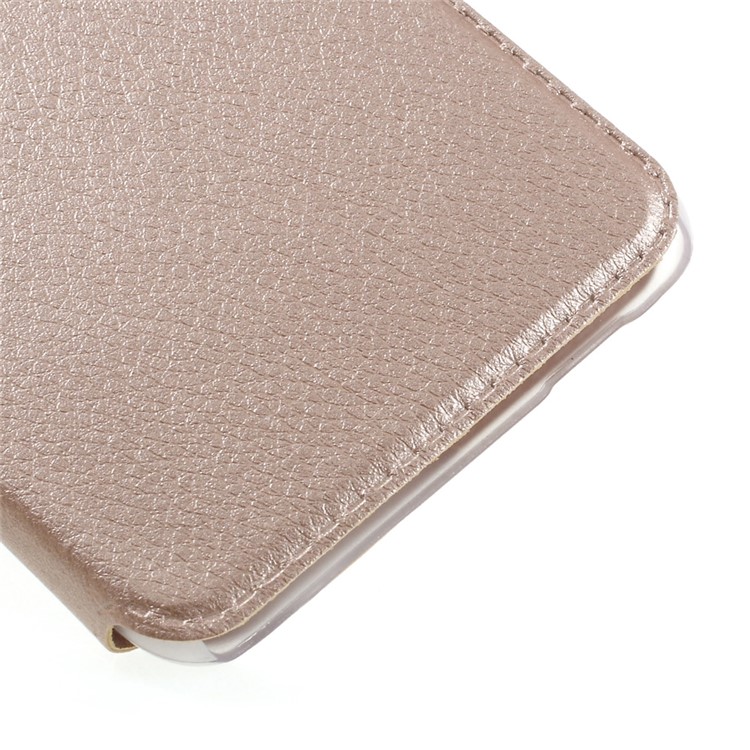 Hollow View Window Leather Stand Case for Asus Zenfone 3 Max ZC520TL - Gold-7