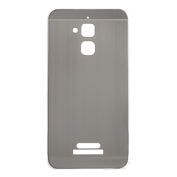 Brushed Plastic Aluminum Alloy Drop-proof Phone Case for Asus Zenfone 3 Max ZC520TL - Silver-1
