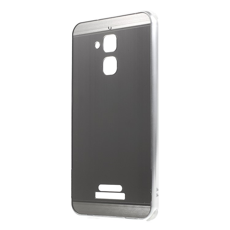 Brushed Plastic Aluminum Alloy Drop-proof Phone Case for Asus Zenfone 3 Max ZC520TL - Silver-2