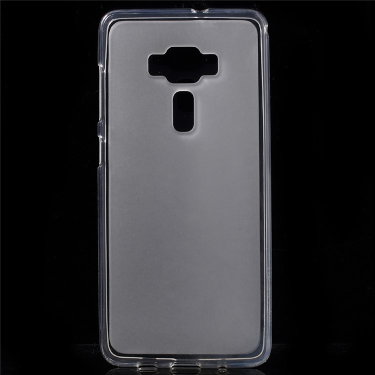 Double-sided Frosted Gel TPU Case for Asus Zenfone 3 Deluxe ZS570KL - White-1