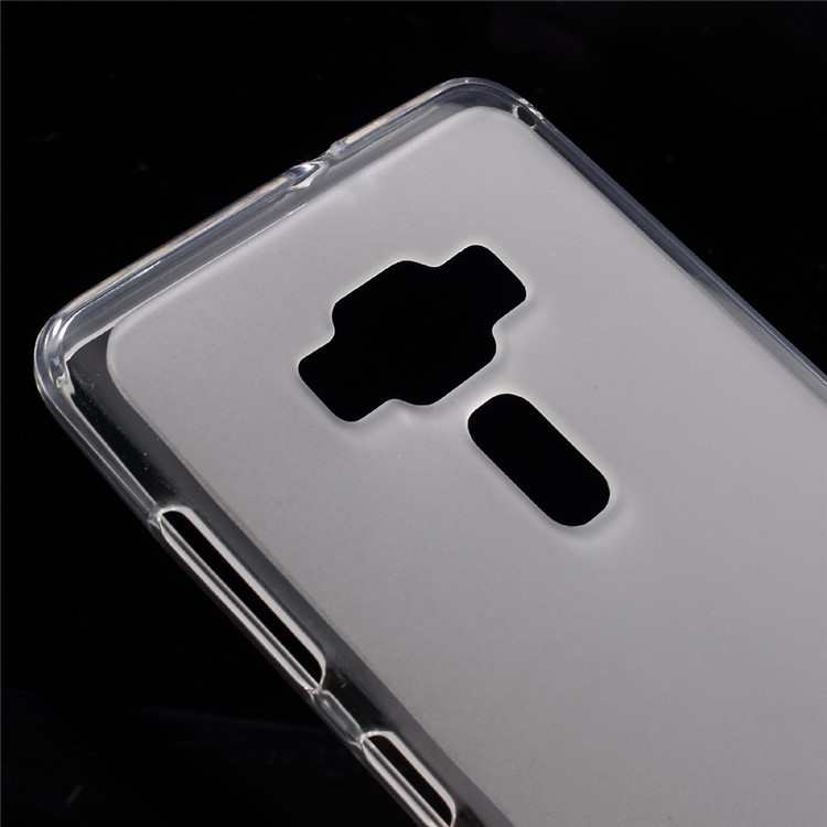 Double-sided Frosted Gel TPU Case for Asus Zenfone 3 Deluxe ZS570KL - White-3