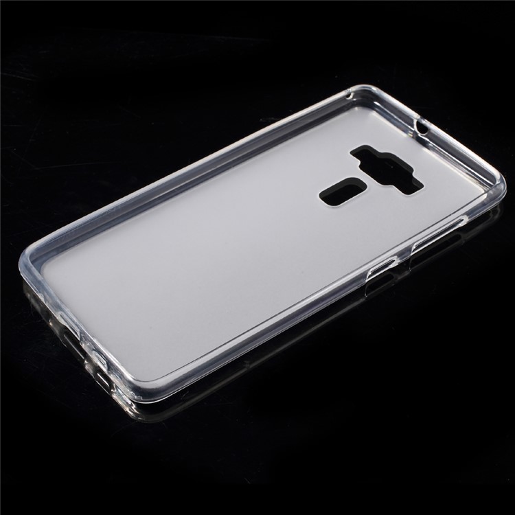 Double-sided Frosted Gel TPU Case for Asus Zenfone 3 Deluxe ZS570KL - White-5