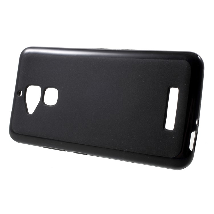 Double-sided Matte TPU Cover Case for Asus Zenfone 3 Max ZC520TL - Black-2