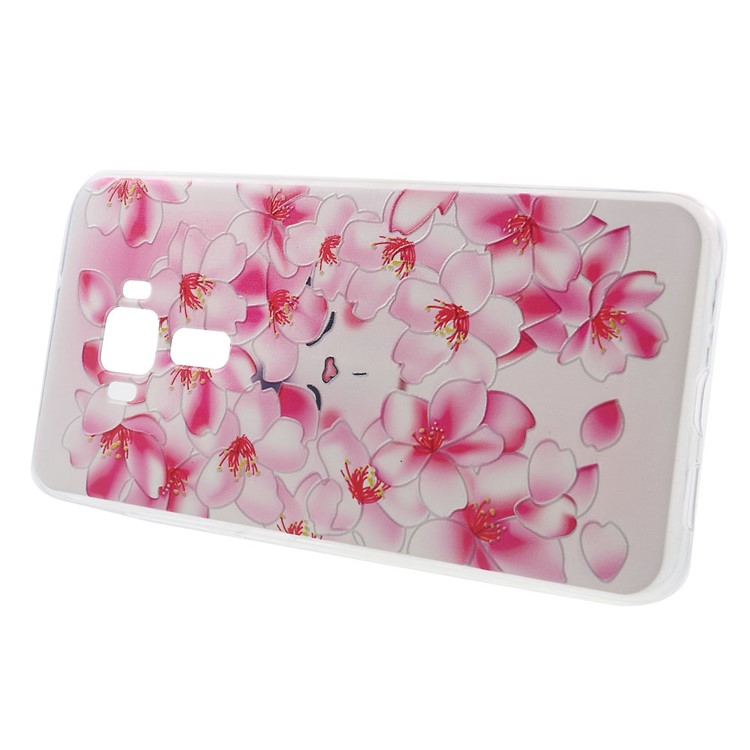Softlyfit Embossed Pattern TPU Back Cover for ASUS ZenFone 3 ZE552KL - Rose Flowers-2