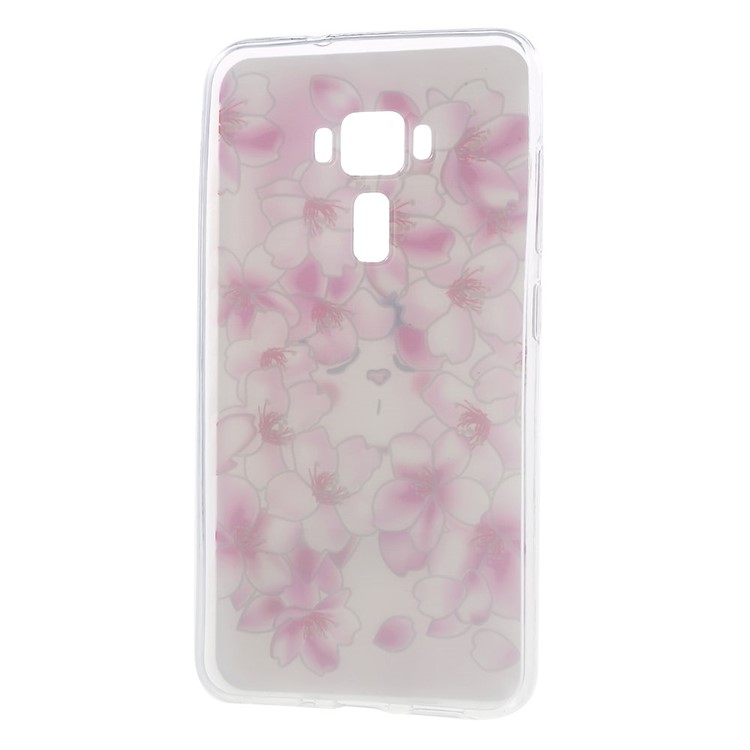 Softlyfit Embossed Pattern TPU Back Cover for ASUS ZenFone 3 ZE552KL - Rose Flowers-6