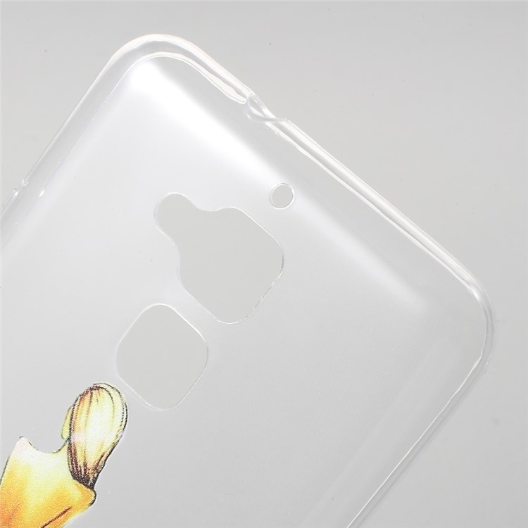 Ultrathin TPU Patterned Cover for Asus Zenfone 3 Max ZC520TL - Girl in White Dress-3