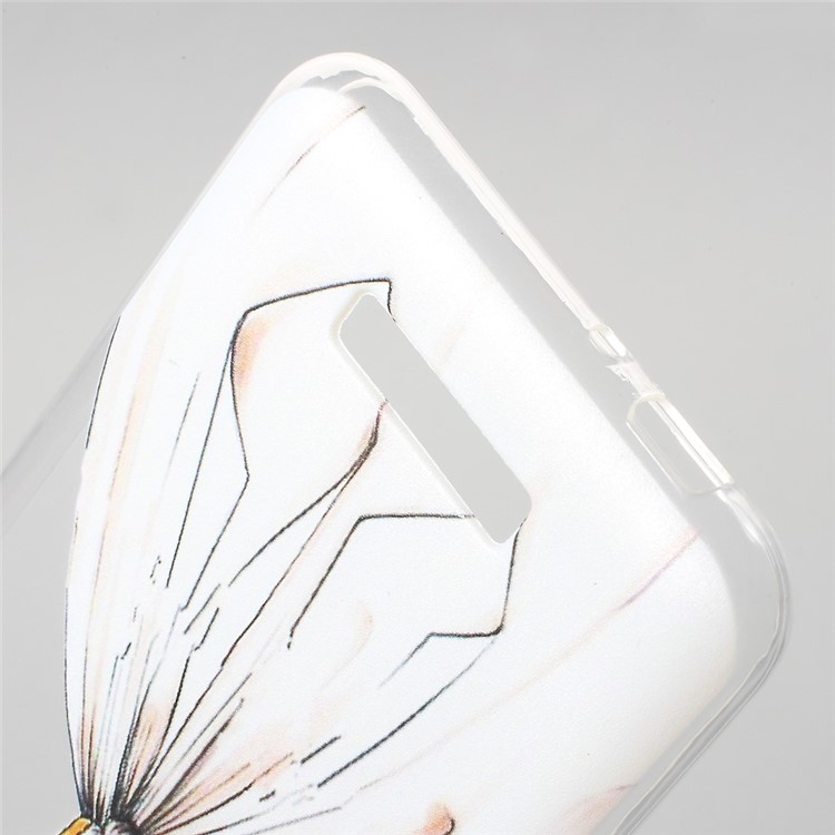 Ultrathin TPU Patterned Cover for Asus Zenfone 3 Max ZC520TL - Girl in White Dress-4