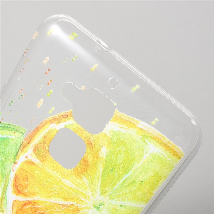 Ultrathin Pattern Printing TPU Cover for Asus Zenfone 3 Max ZC520TL - Lemon-3