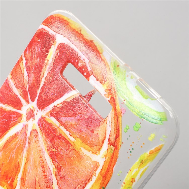 Ultrathin Pattern Printing TPU Cover for Asus Zenfone 3 Max ZC520TL - Lemon-4