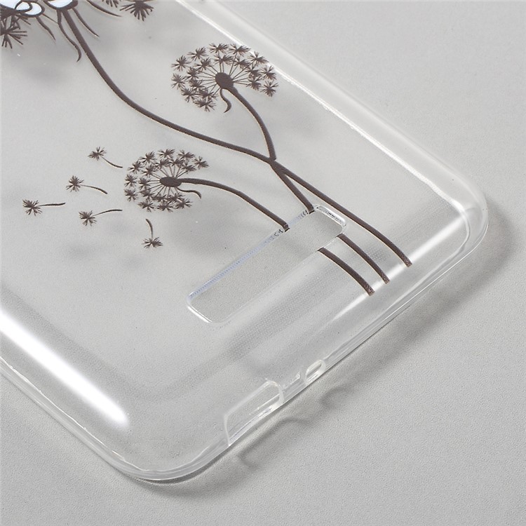 Ultrathin Soft TPU Cover for Asus Zenfone 3 Max ZC520TL - Girl Playing Flute and Dandelion-4