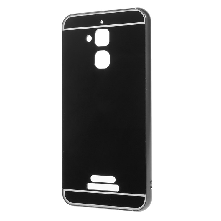 2-in-1 Slide-in Metal Frame Plastic Hard Case for Asus Zenfone 3 Max ZC553KL - Black-2