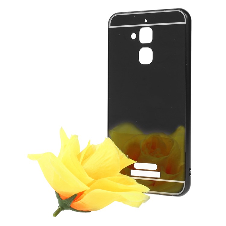 2-in-1 Slide-in Metal Frame Plastic Hard Case for Asus Zenfone 3 Max ZC553KL - Black-4