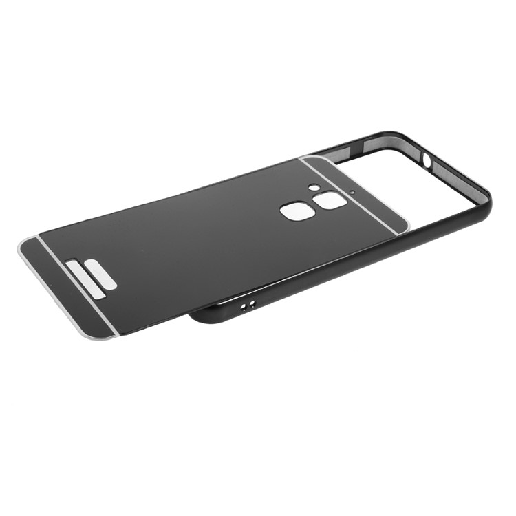 2-in-1 Slide-in Metal Frame Plastic Hard Case for Asus Zenfone 3 Max ZC553KL - Black-7