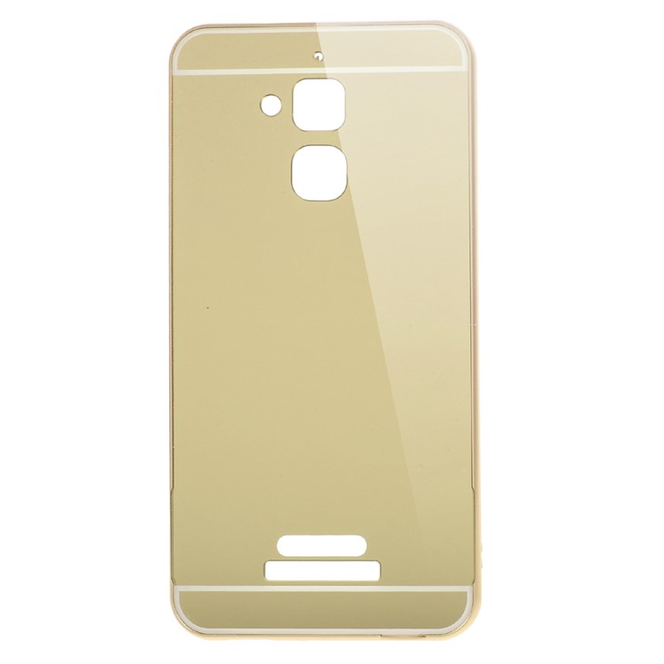 2-in-1 Slide-in Metal Frame Plastic Hard Phone Back Shell for Asus Zenfone 3 Max ZC520TL - Gold-1