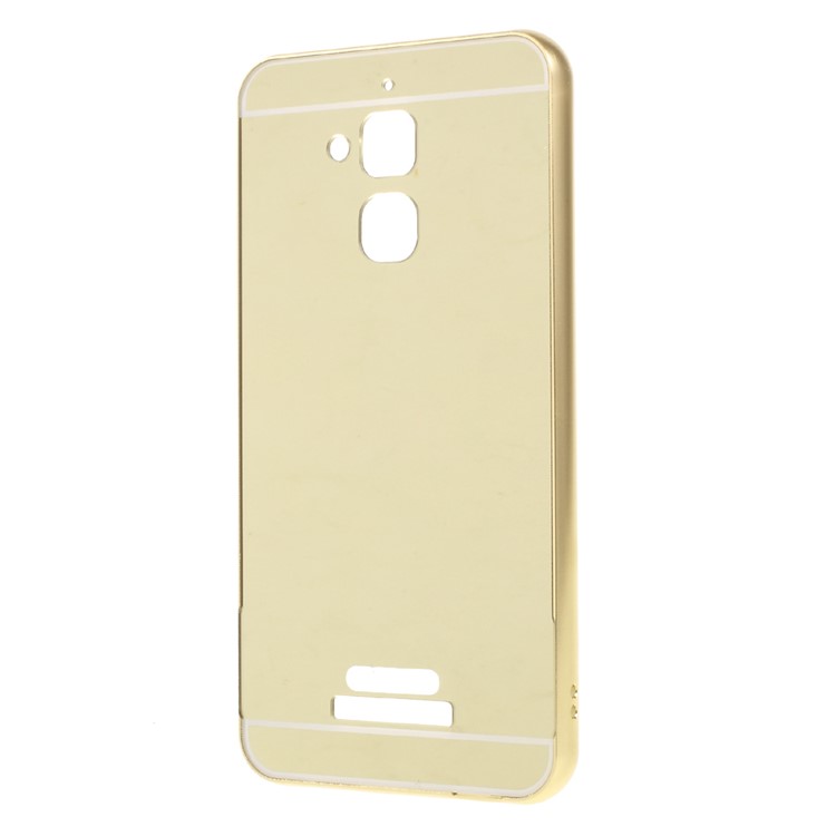 2-in-1 Slide-in Metal Frame Plastic Hard Phone Back Shell for Asus Zenfone 3 Max ZC520TL - Gold-2