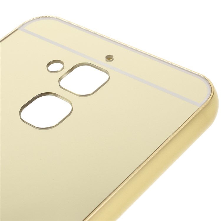 2-in-1 Slide-in Metal Frame Plastic Hard Phone Back Shell for Asus Zenfone 3 Max ZC520TL - Gold-5