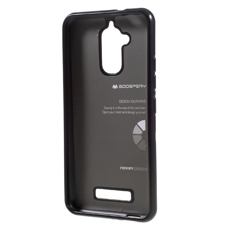 MERCURY GOOSPERY i JELLY TPU Case for Asus Zenfone 3 Max ZC520TL - Black-2