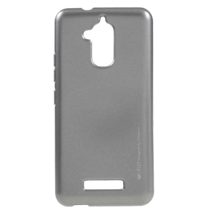MERCURY GOOSPERY i JELLY TPU Shell Case for Asus Zenfone 3 Max ZC520TL - Grey-1