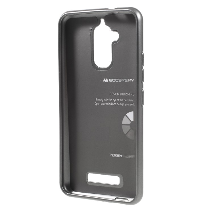 MERCURY GOOSPERY i JELLY TPU Shell Case for Asus Zenfone 3 Max ZC520TL - Grey-2