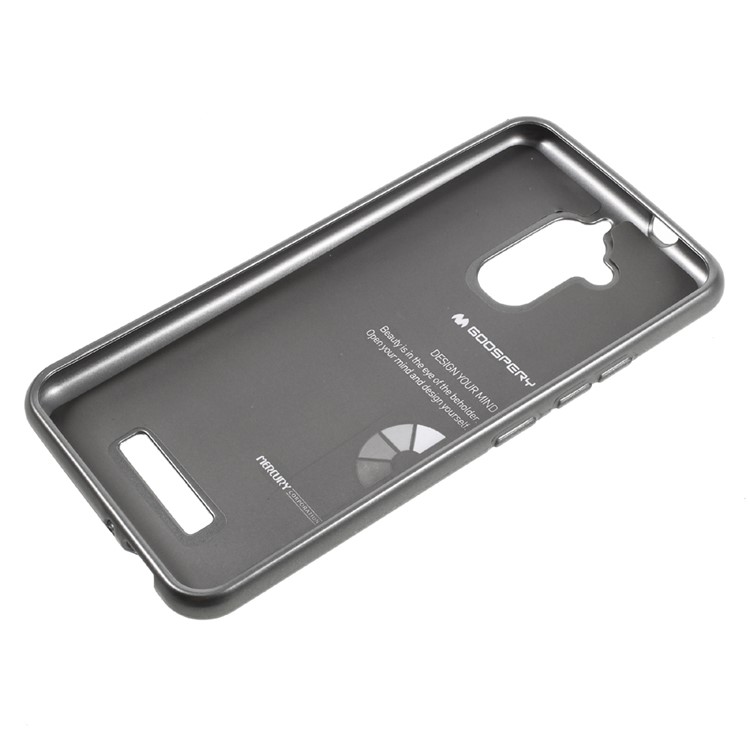 MERCURY GOOSPERY i JELLY TPU Shell Case for Asus Zenfone 3 Max ZC520TL - Grey-5