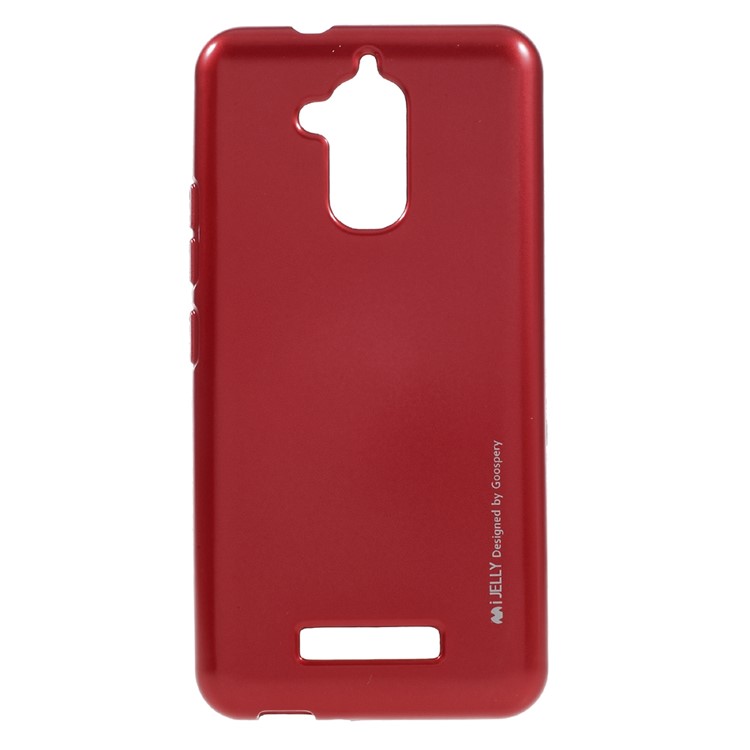 MERCURY GOOSPERY i JELLY TPU Protective Case for Asus Zenfone 3 Max ZC520TL - Red-1