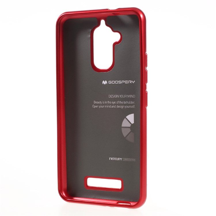 MERCURY GOOSPERY i JELLY TPU Protective Case for Asus Zenfone 3 Max ZC520TL - Red-2