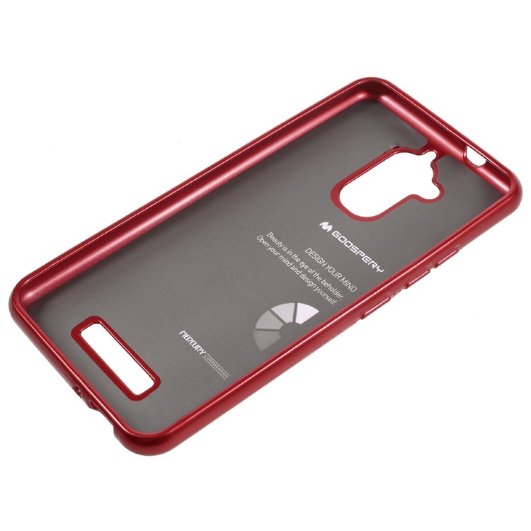 MERCURY GOOSPERY i JELLY TPU Protective Case for Asus Zenfone 3 Max ZC520TL - Red-5