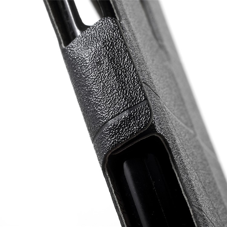 Window View Sand-like Leather Phone Case for Asus Zenfone 3 Deluxe ZS550KL 5.5 inch - Black-7