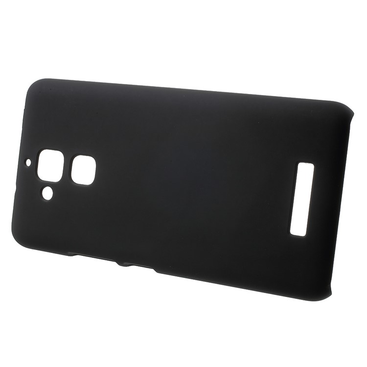 Rubberized Hard PC Case for Asus Zenfone 3 Max ZC520TL - Black-2