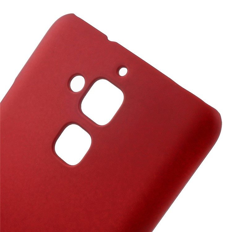 Rubberized Hard Shell Case for Asus Zenfone 3 Max ZC520TL - Red-4