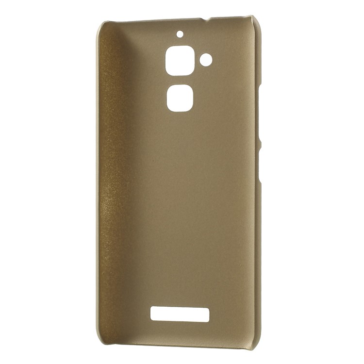 Rubberized Hard PC Case for Asus Zenfone 3 Max ZC520TL - Gold-3