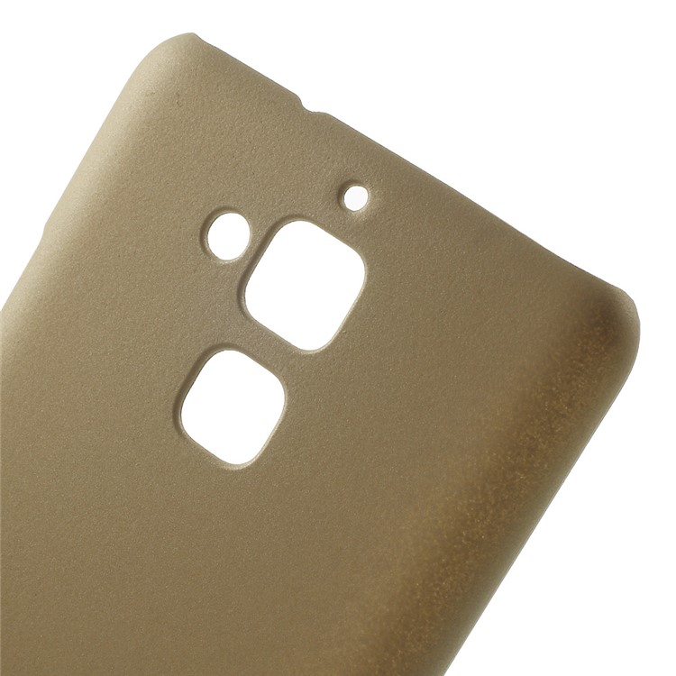 Rubberized Hard PC Case for Asus Zenfone 3 Max ZC520TL - Gold-5