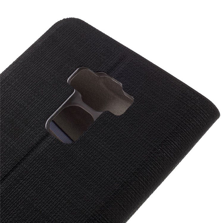 Cross Texture Leather Card Holder Case for Asus Zenfone 3 Max ZC553KL - Black-10