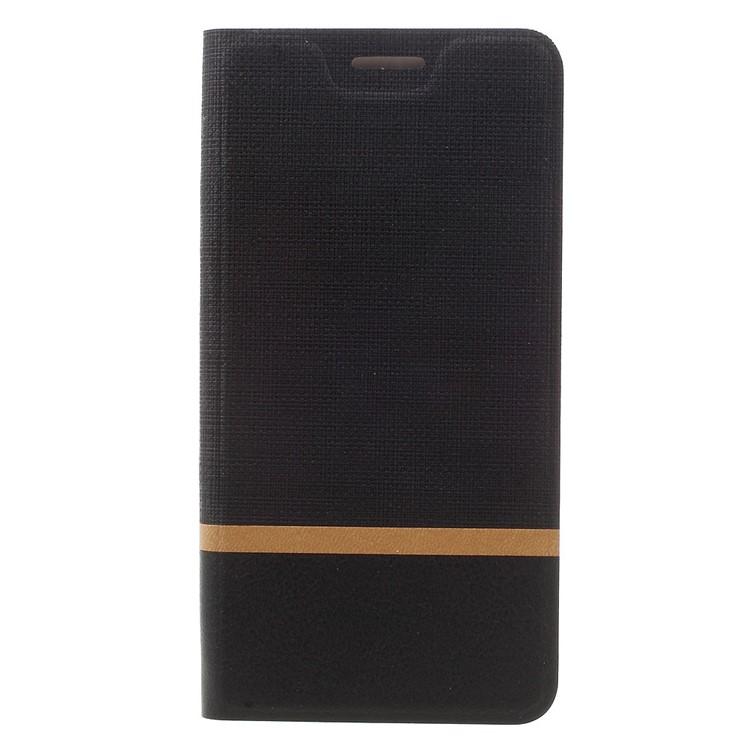 Cross Texture Leather Card Holder Case for Asus Zenfone 3 Max ZC553KL - Black-3