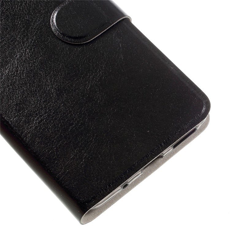 Crazy Horse Leather Card Slot Stand Case for Asus Zenfone 3 Max ZC553KL - Black-8