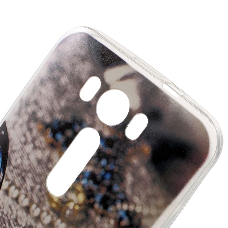 Softlyfit Embossed TPU Case for Asus Zenfone 2 Laser ZE500KG ZE500KL 5.0-inch - Blue Butterfly-7