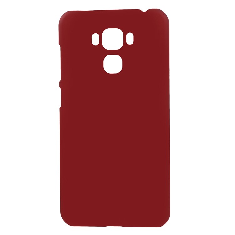 Rubberized Hard Shell Case for Asus Zenfone 3 Max ZC553KL - Red-1