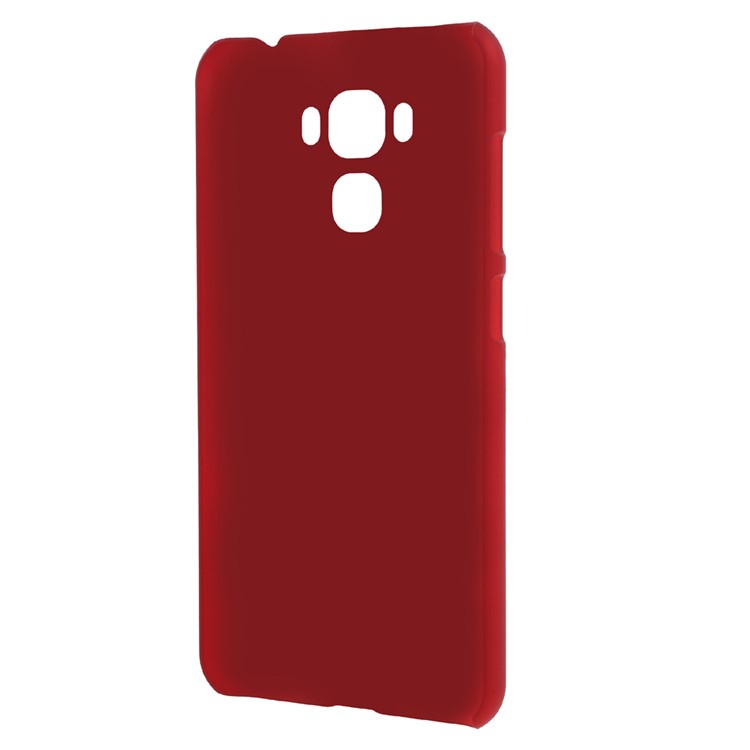 Rubberized Hard Shell Case for Asus Zenfone 3 Max ZC553KL - Red-2
