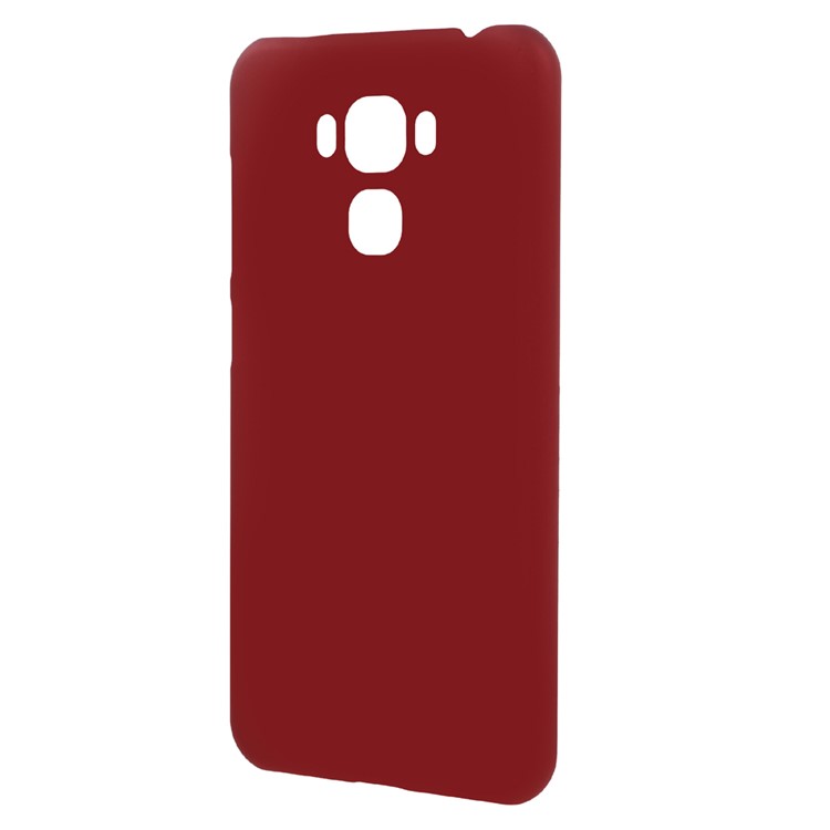 Rubberized Hard Shell Case for Asus Zenfone 3 Max ZC553KL - Red-3