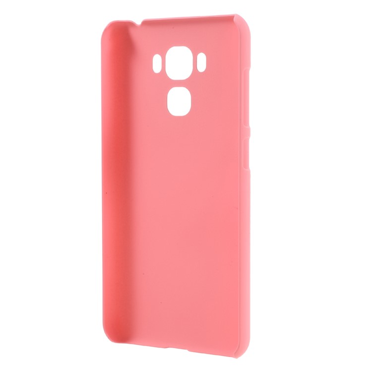 Rubberized Hard Cover Case for Asus Zenfone 3 Max ZC553KL - Pink-2