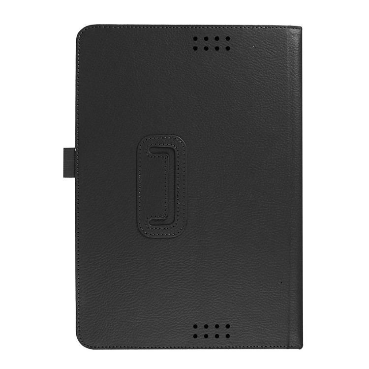 Litchi Leather Stand Case for ASUS Transformer Book T101HA Tablet and Keyboard - Black-6