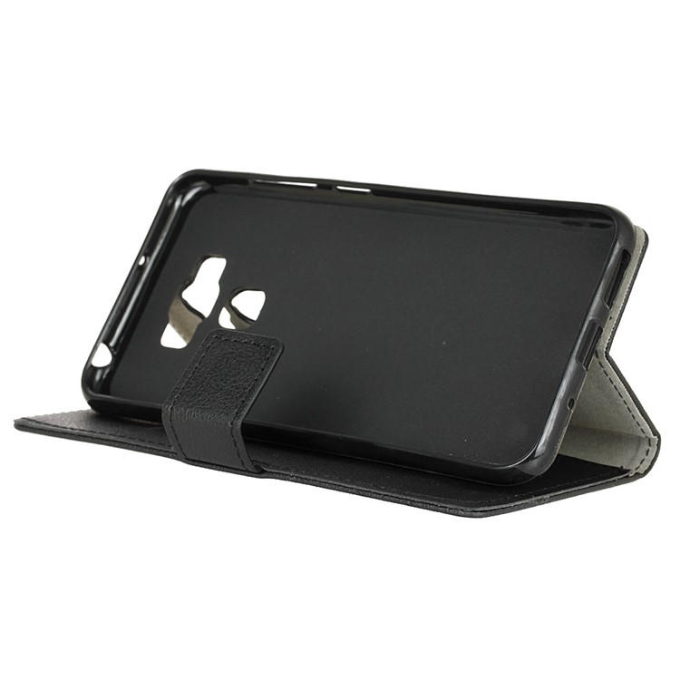 Wallet Leather Stand Case for Asus Zenfone 3 Max ZC553KL - Black-4