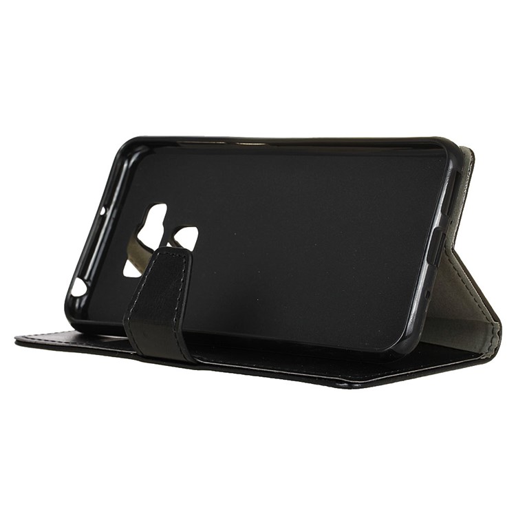Crazy Horse Wallet Leather Stand Case for Asus Zenfone 3 Max ZC553KL - Black-4