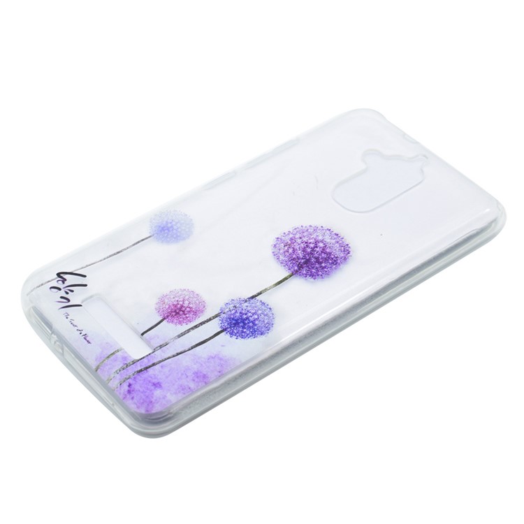 Pattern Printing TPU Mobile Phone Case for Asus Zenfone 3 Max ZC520TL - Dandelions Pattern-2