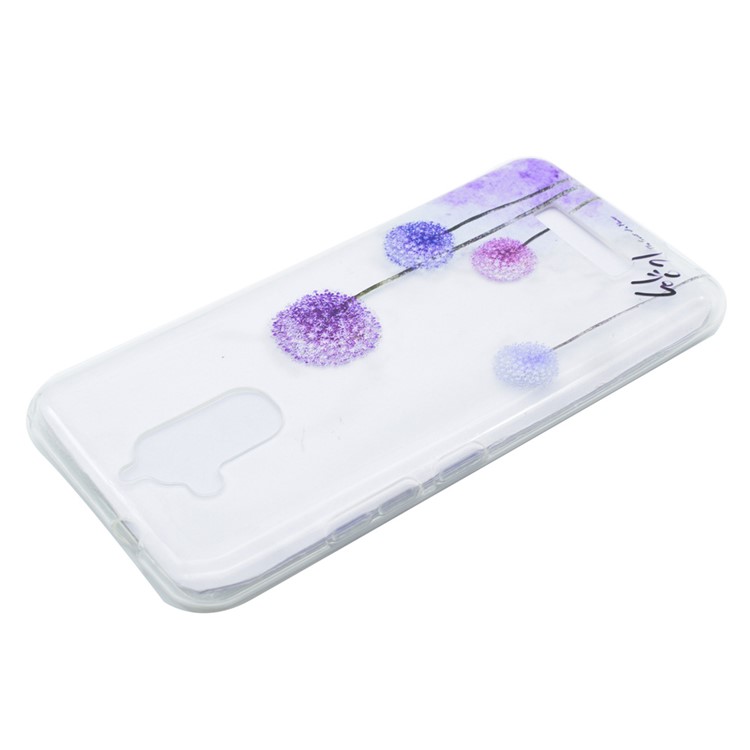 Pattern Printing TPU Mobile Phone Case for Asus Zenfone 3 Max ZC520TL - Dandelions Pattern-3