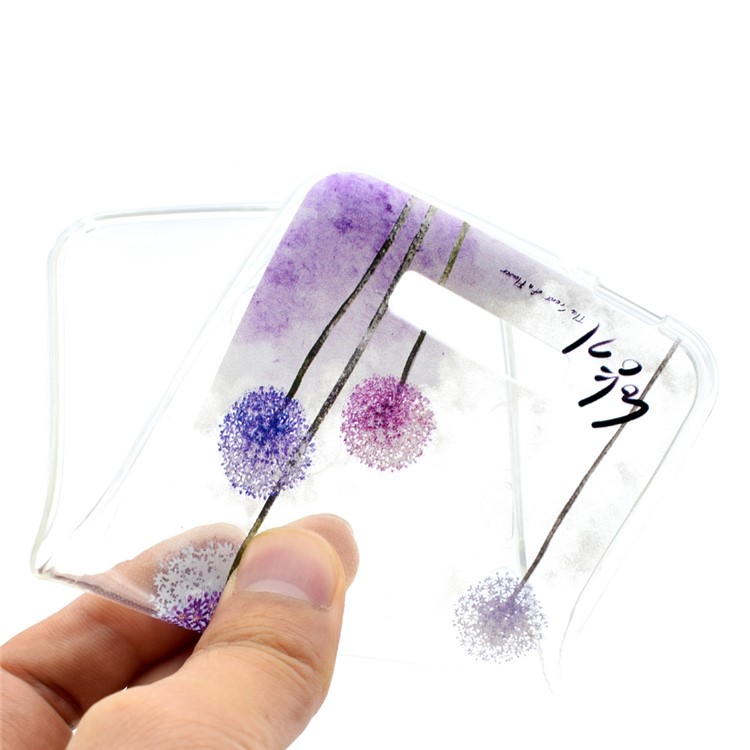 Pattern Printing TPU Mobile Phone Case for Asus Zenfone 3 Max ZC520TL - Dandelions Pattern-5