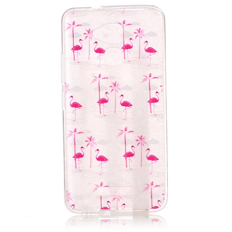 Pattern Printing TPU Case for Asus Zenfone 3 Max ZC520TL - Crane-1