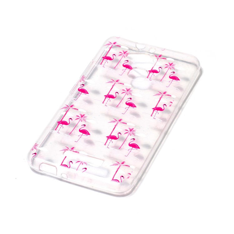 Pattern Printing TPU Case for Asus Zenfone 3 Max ZC520TL - Crane-2