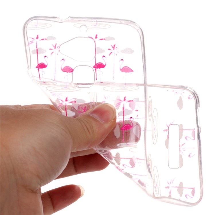 Pattern Printing TPU Case for Asus Zenfone 3 Max ZC520TL - Crane-4
